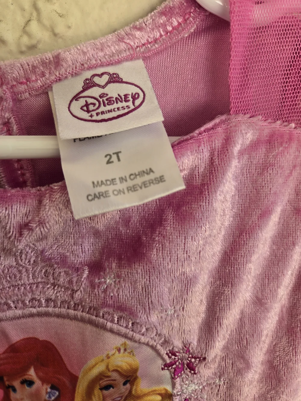 Disney Princess Pink Nightgown Dress 2T - Picture 6 of 7